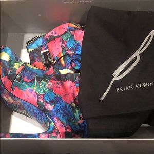Floral booties